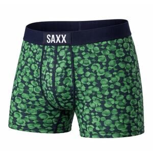 SAXX Boxer Briefs Men Small Green Golf Ball Print Ultra Super Soft NWT